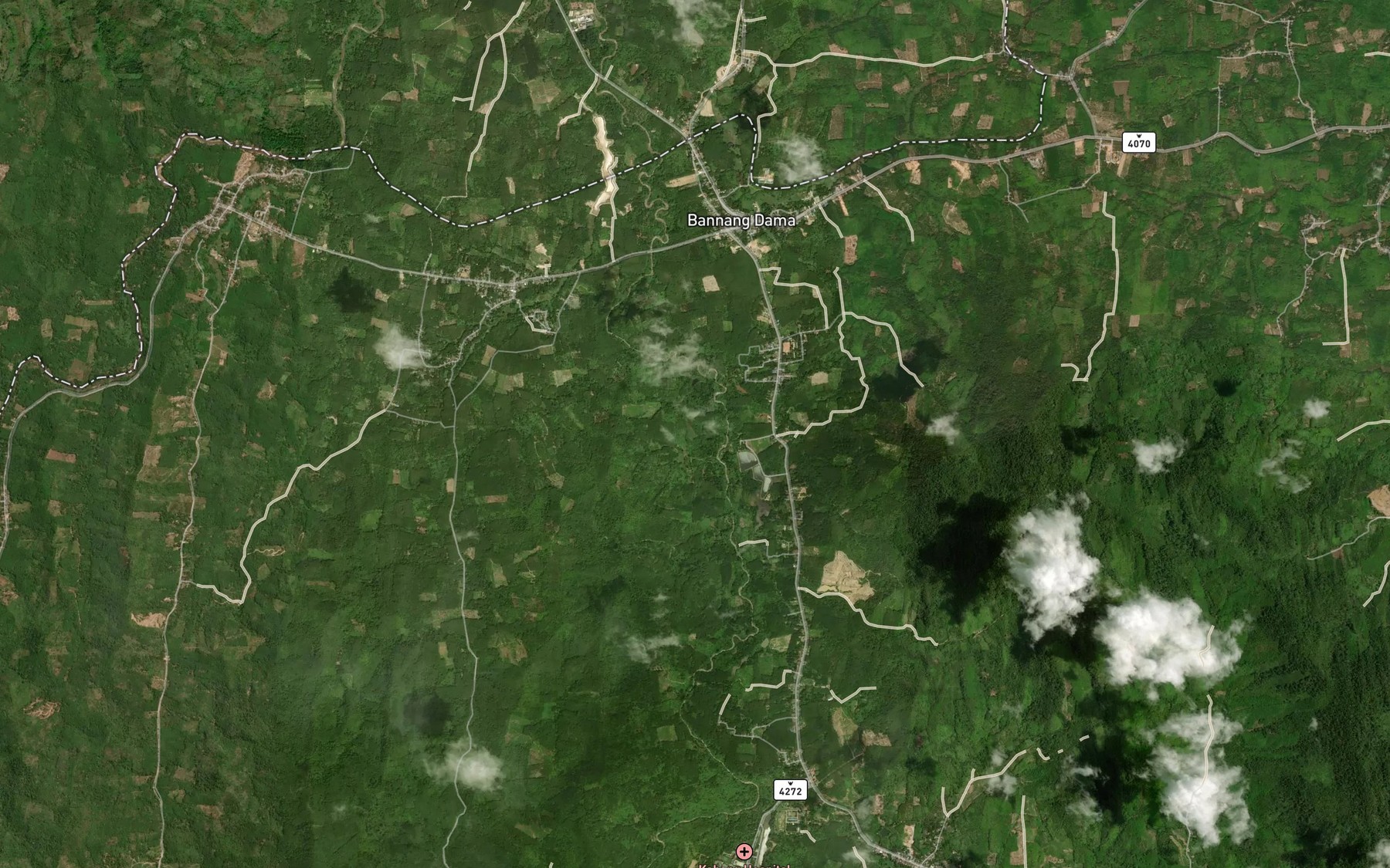 Satellite map of the Nong Da Lae Sae