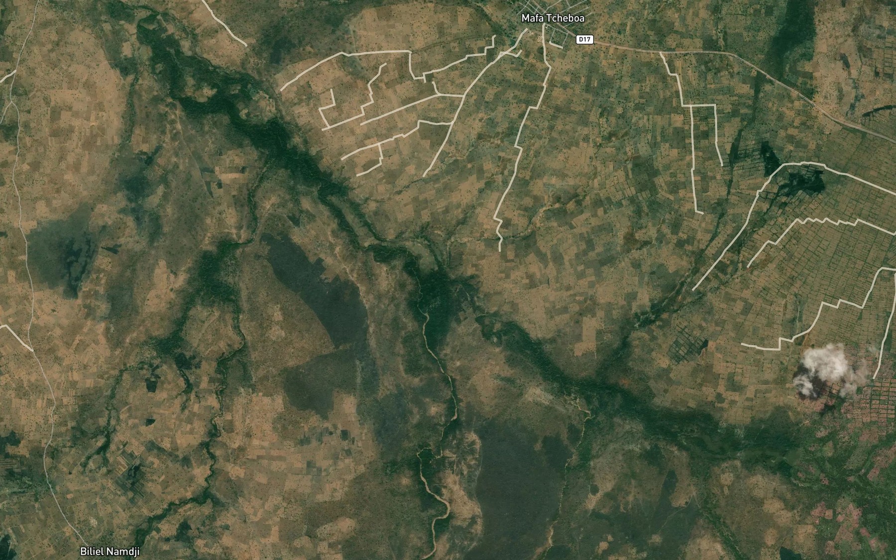 Satellite map of the Mayo Linde