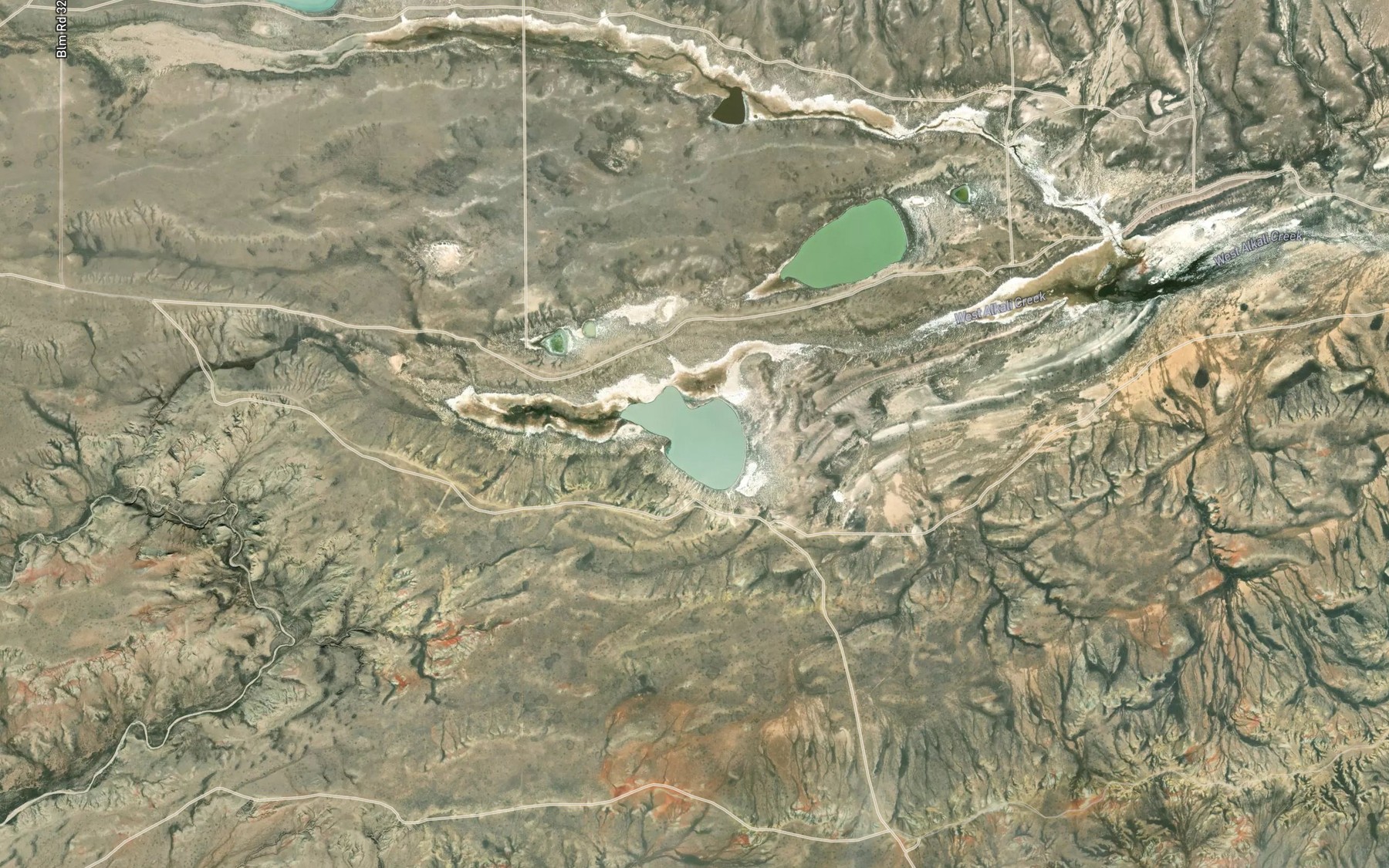 Satellite map of the Scotty Lake