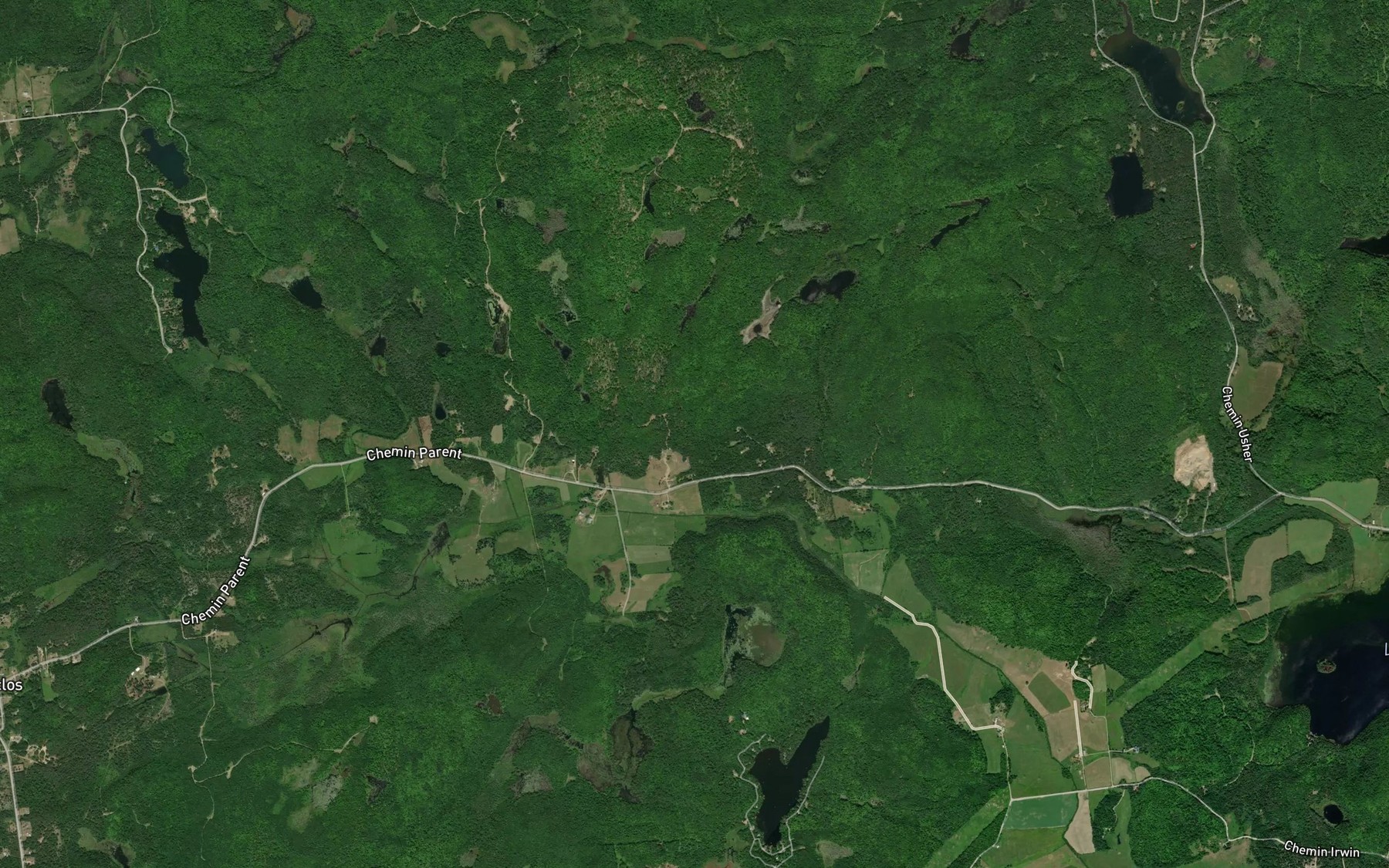 Satellite map of the Ruisseau a Gelinas-Richard
