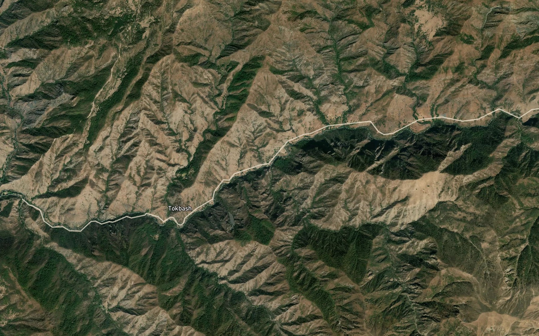 Satellite map of the Aleve