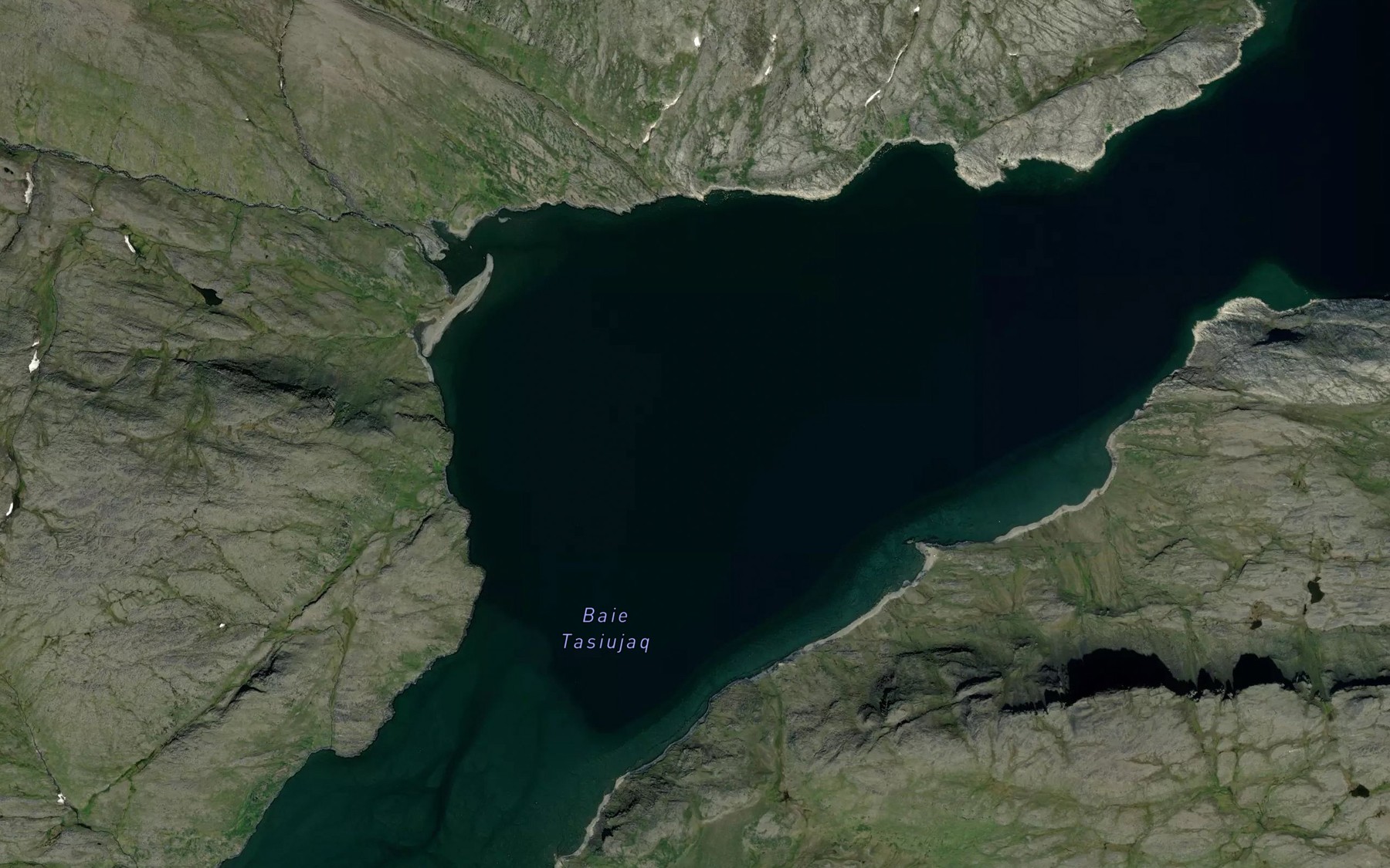 Satellite map of the Baie Tasiujaq