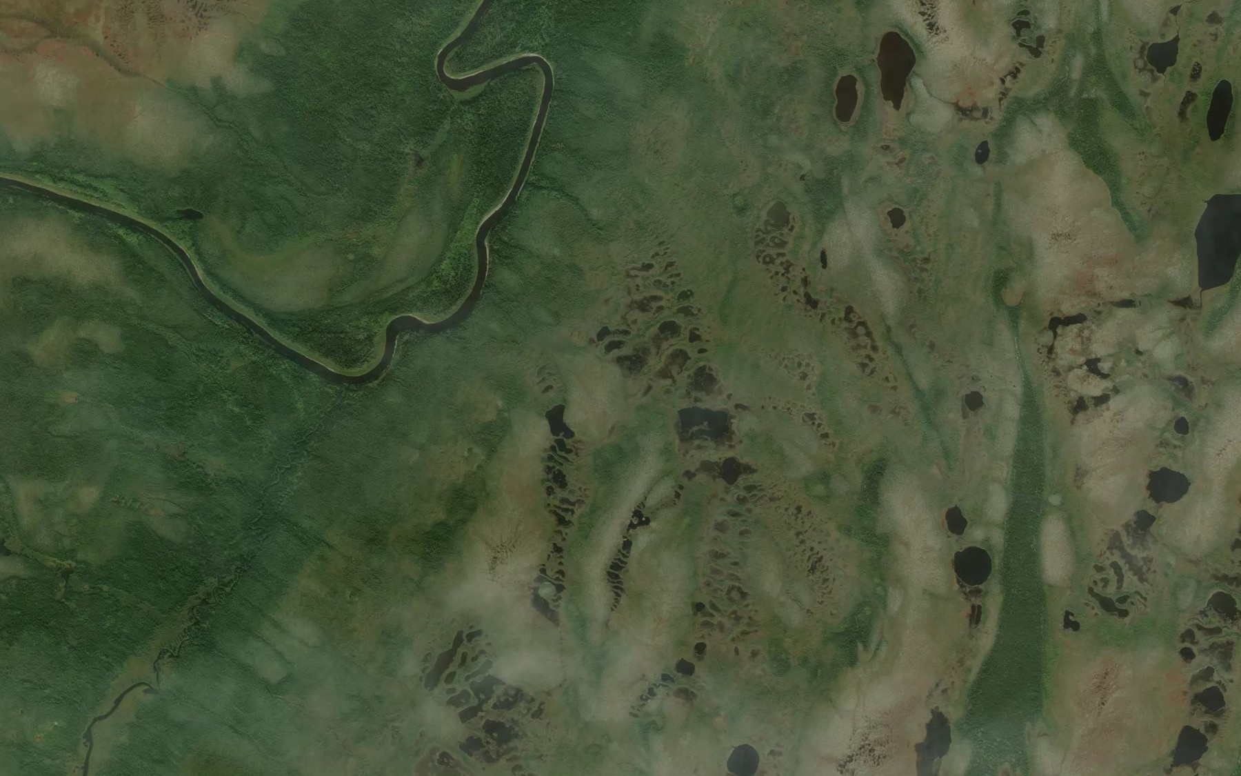 Satellite map of the Noluskatsi River