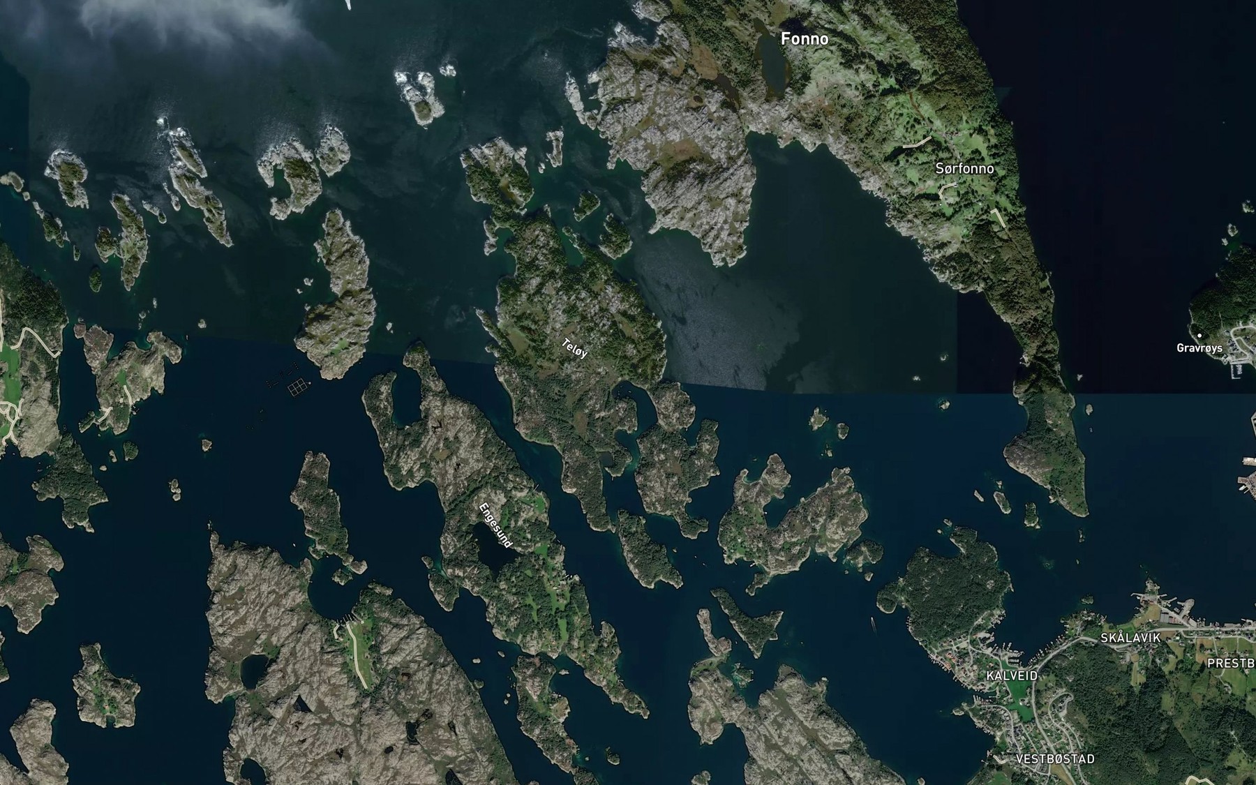 Satellite map of the Pilapollen