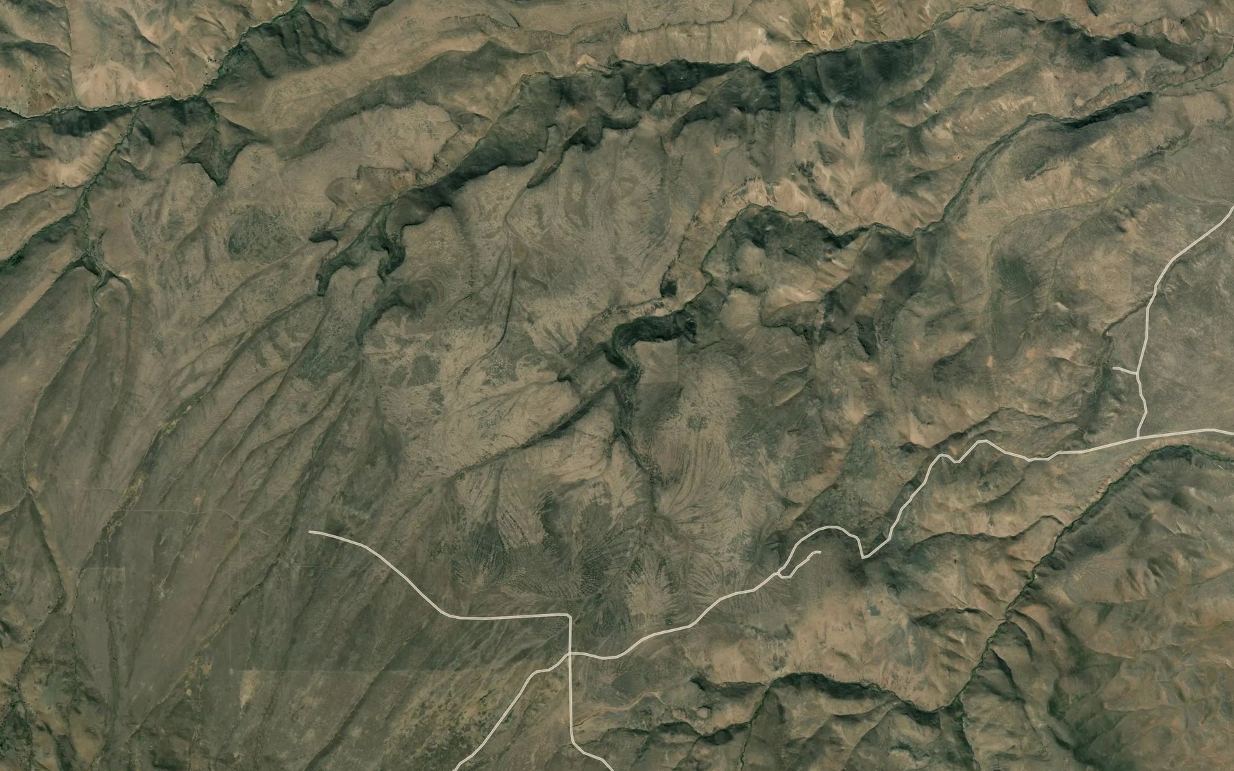Satellite map of the Thorn Creek