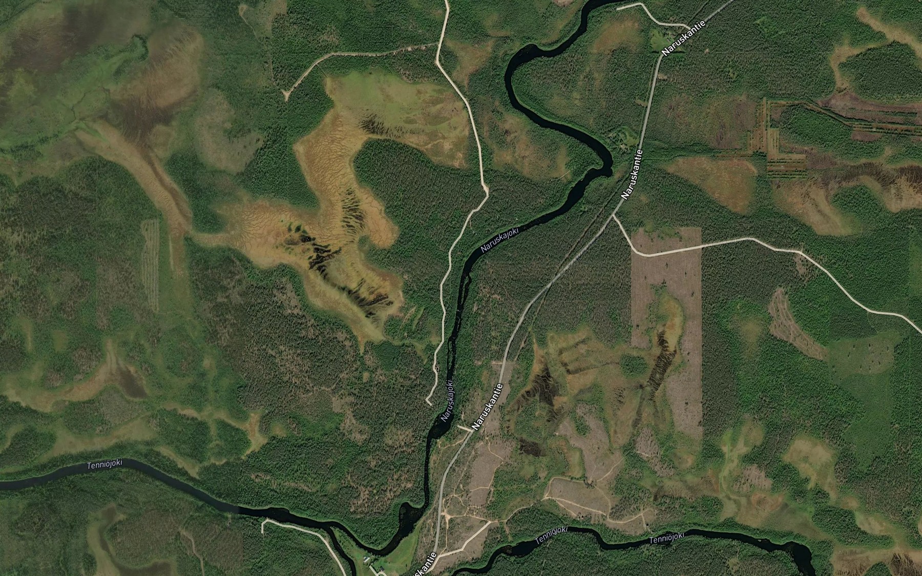 Satellite map of the Saarikoski