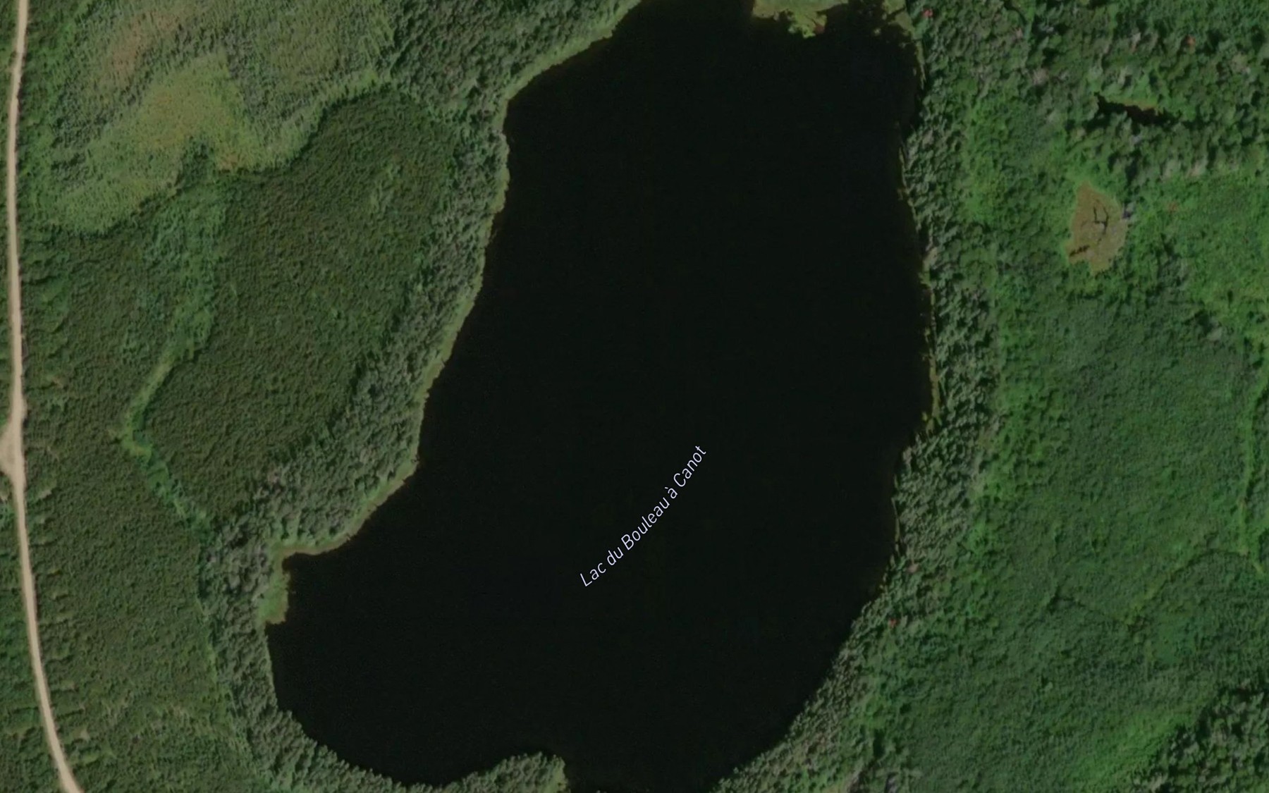 Satellite map of the Lac du Bouleau a Canot