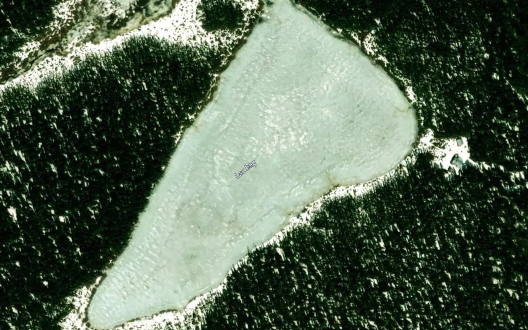 Satellite map of the Lac Bag