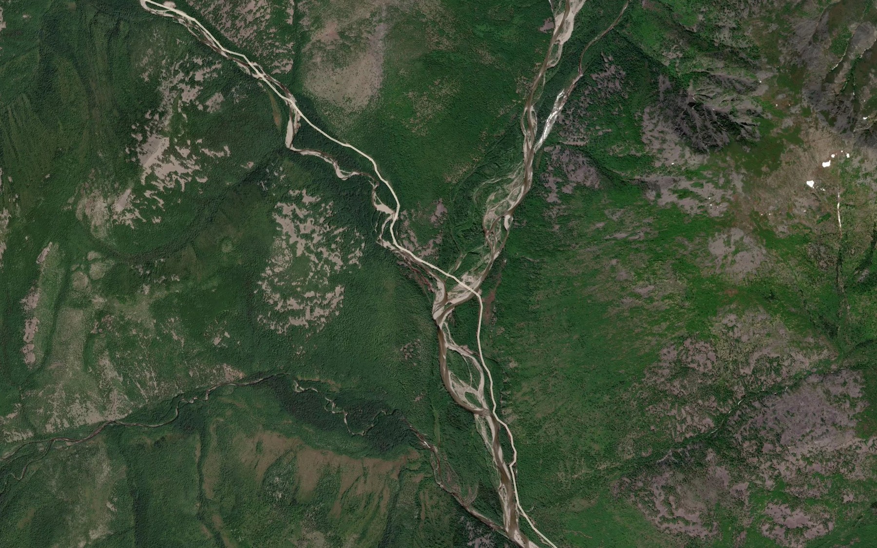 Satellite map of the Kirankan