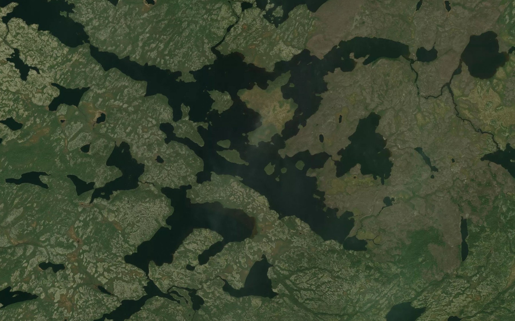 Satellite map of the Lac Dumanoir
