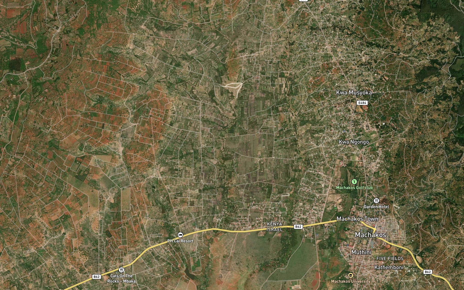 Satellite map of the Iiyini