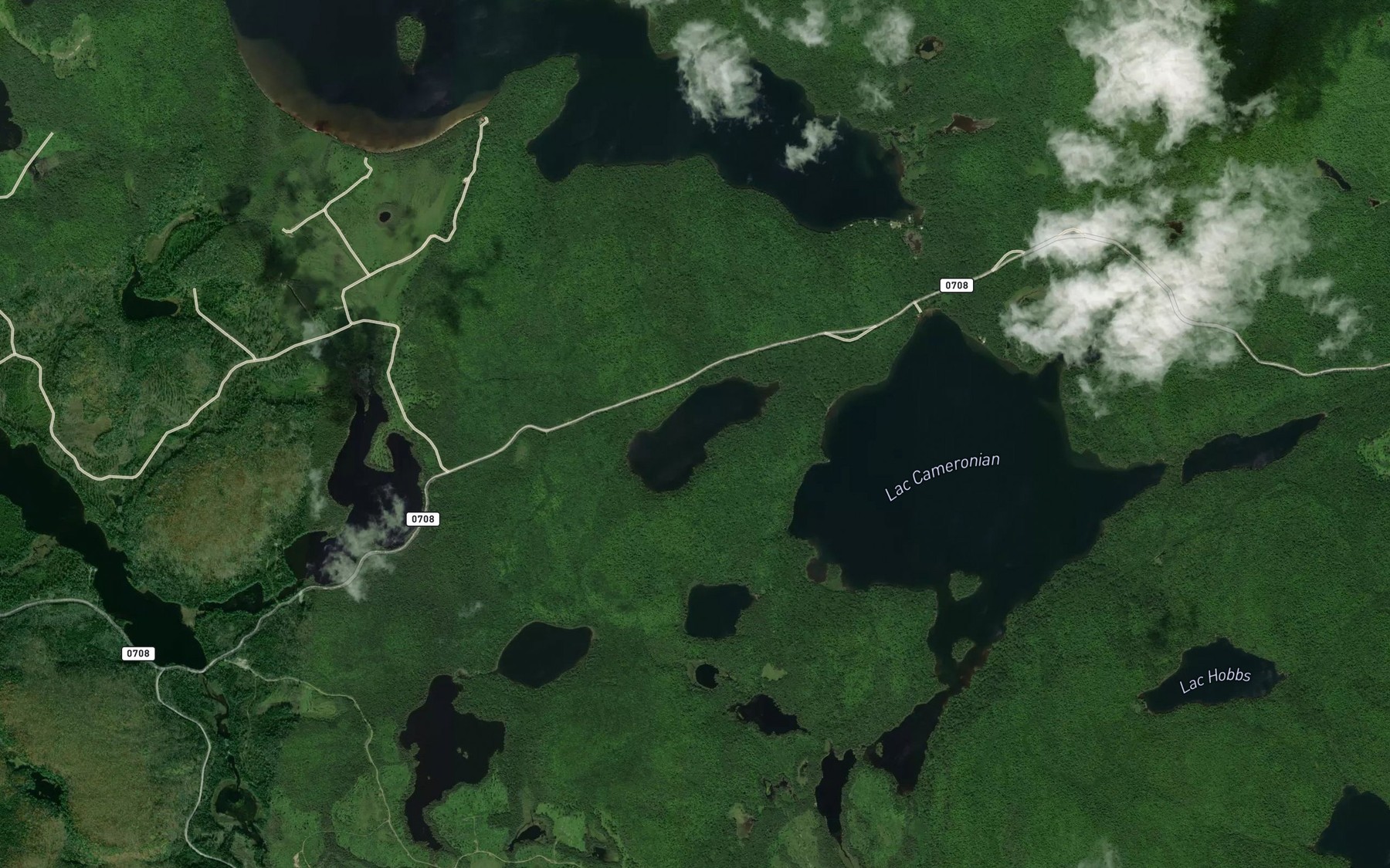 Satellite map of the Lac du Porc-Epic