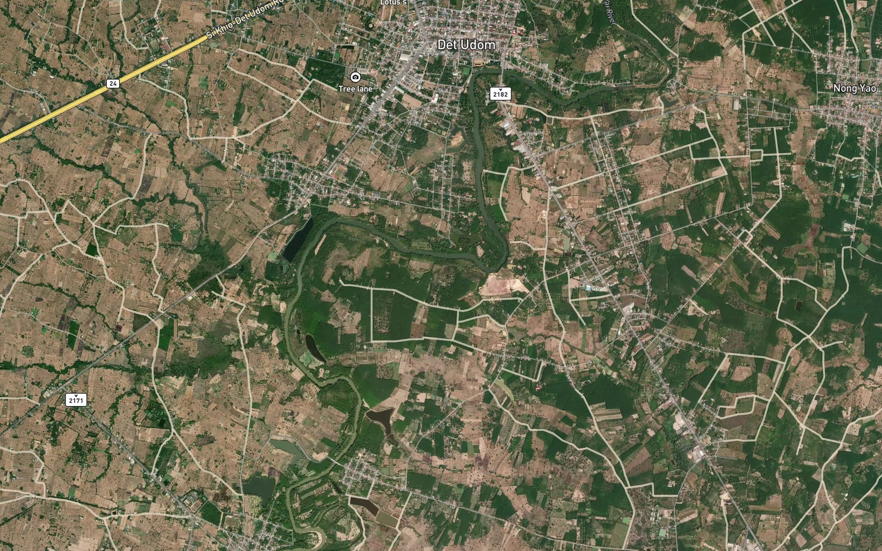 Satellite map of the Kut Wai