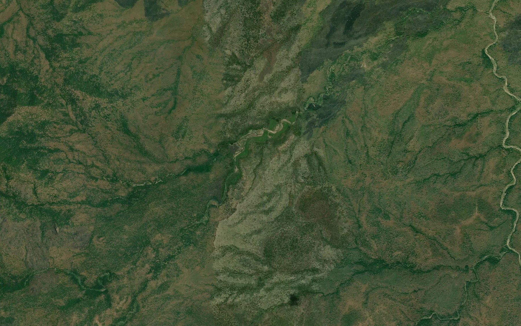Satellite map of the Mayo Ndzak