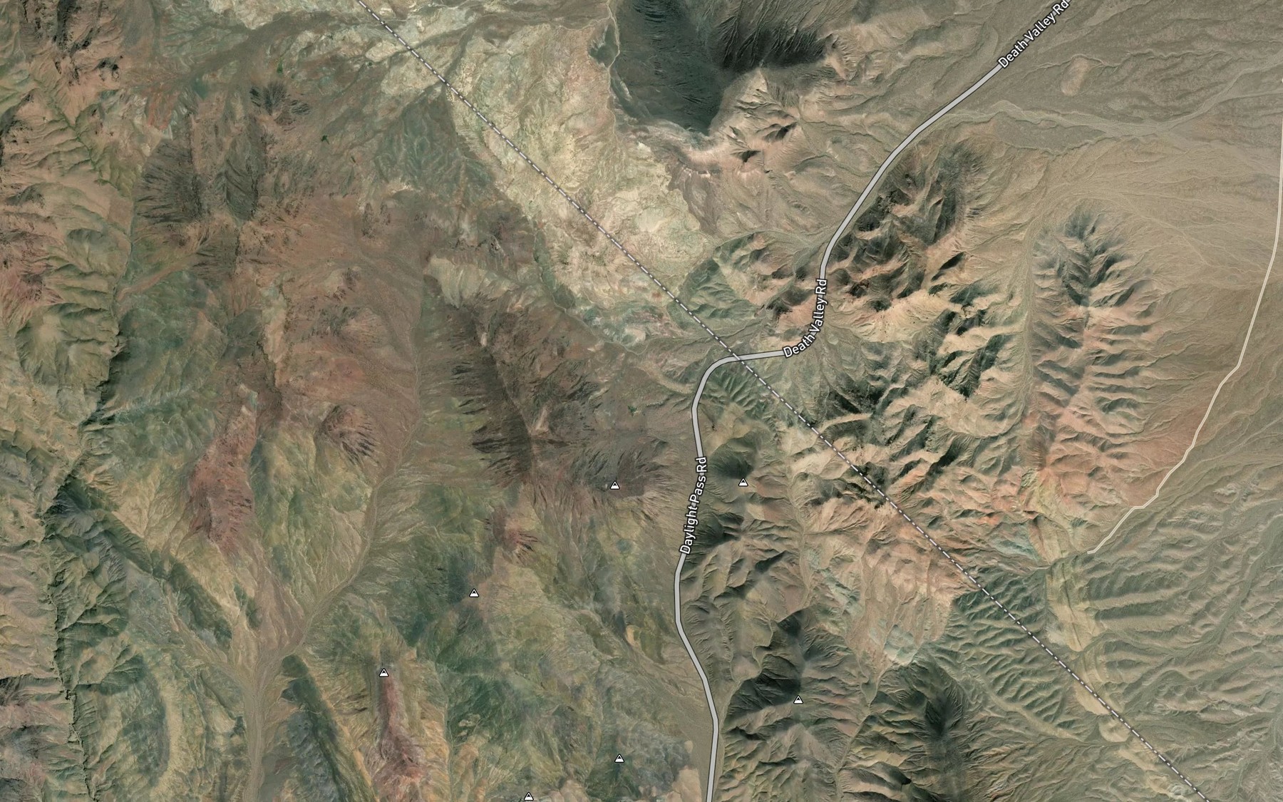 Satellite map of the Daylight Spring