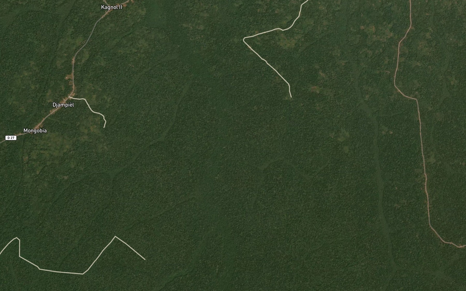 Satellite map of the Abanha