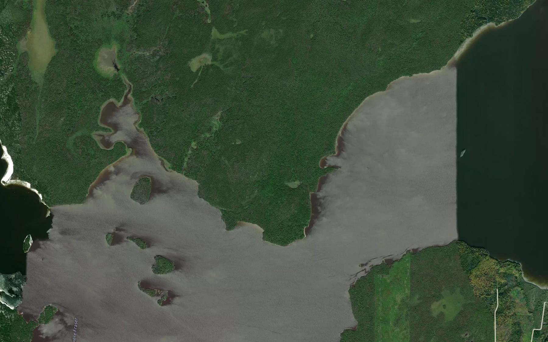 Satellite map of the Baie des Indiens