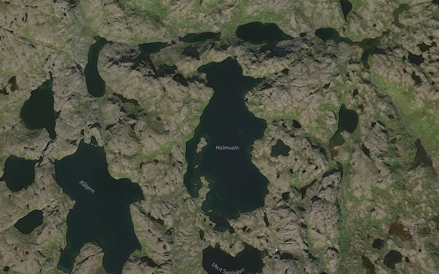 Satellite map of the Suolujavri