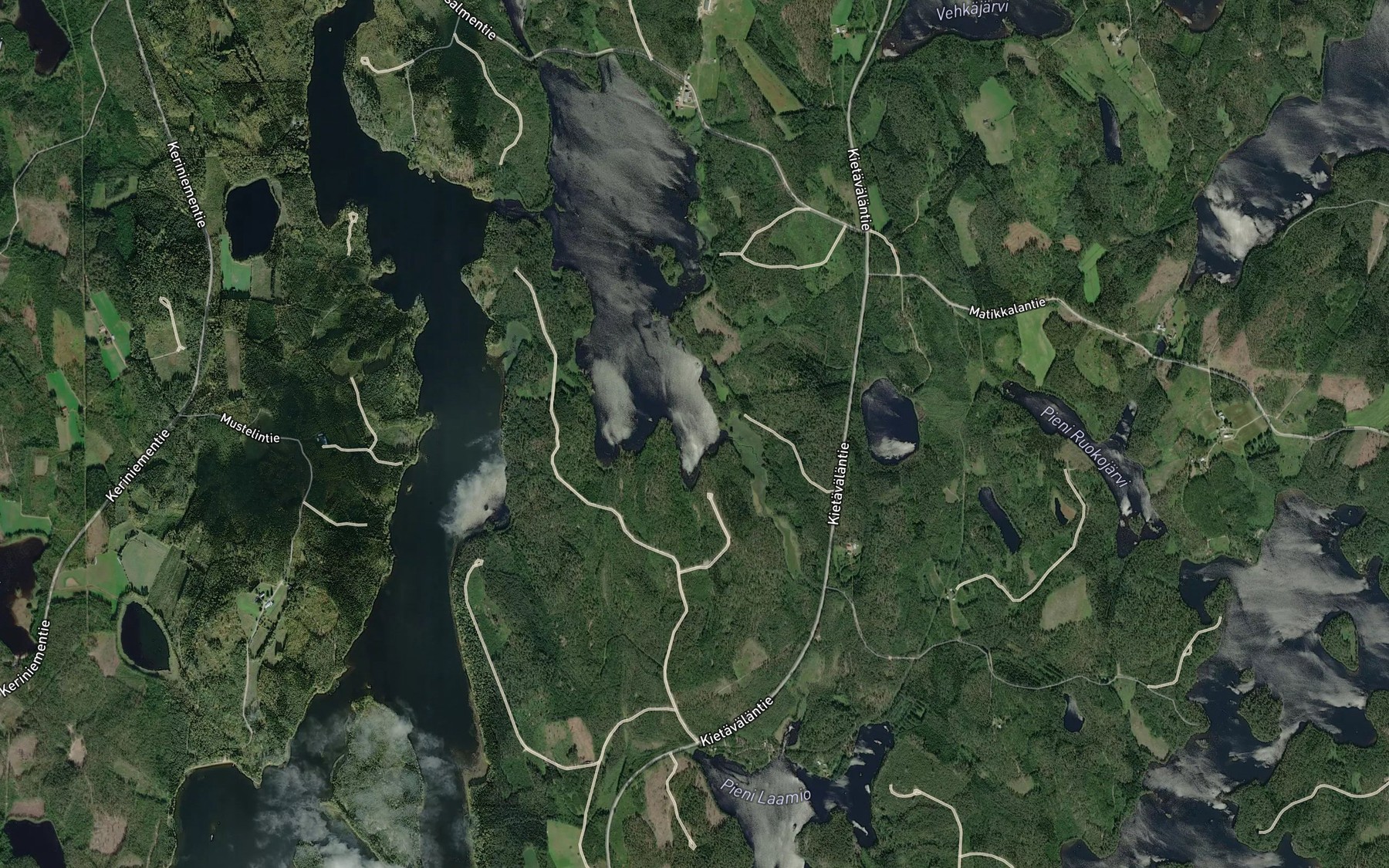 Satellite map of the Suolahti