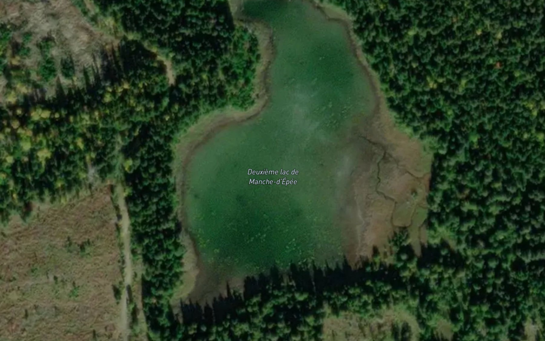 Satellite map of the Deuxieme lac de Manche-d'Epee