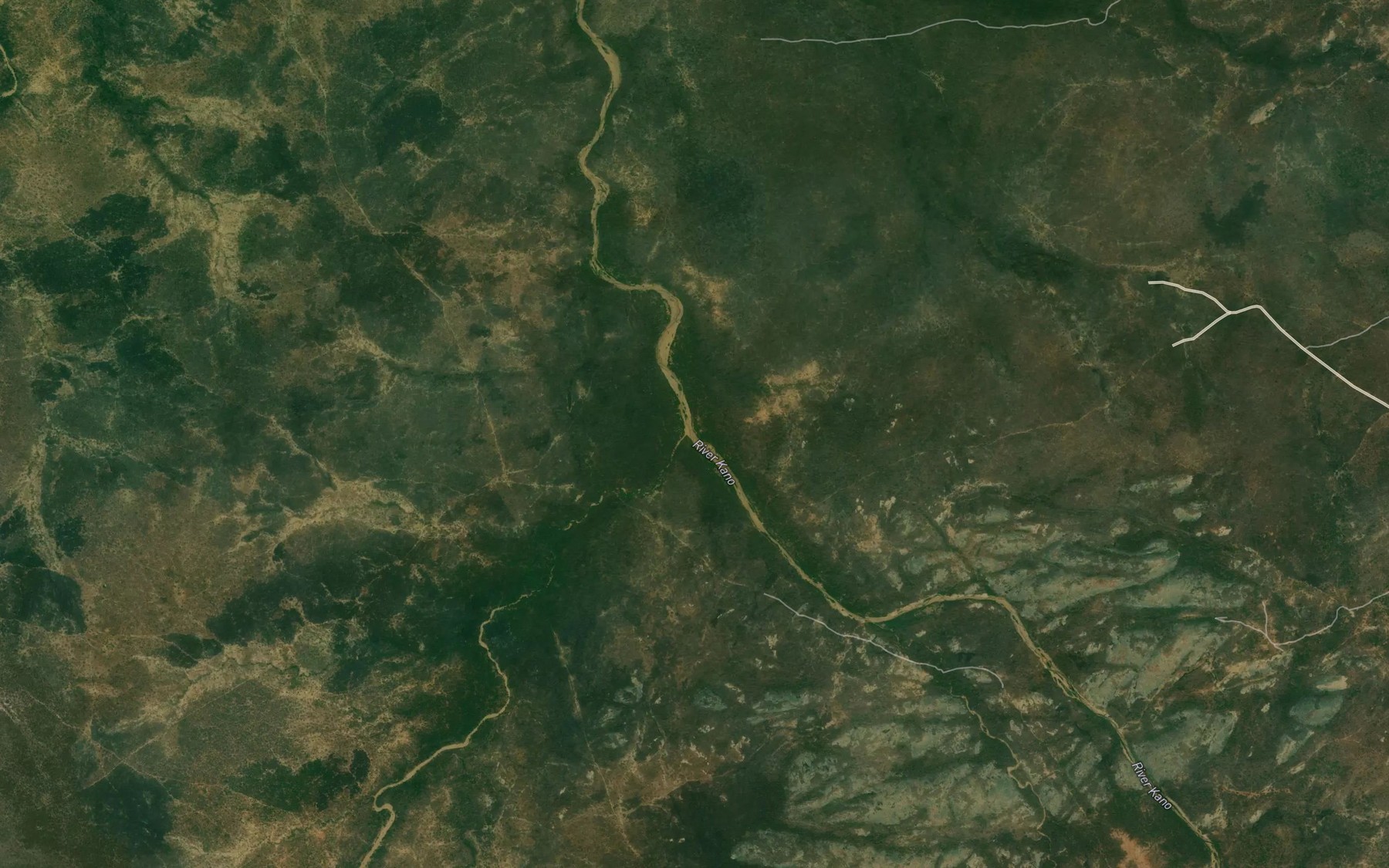Satellite map of the River Ziri