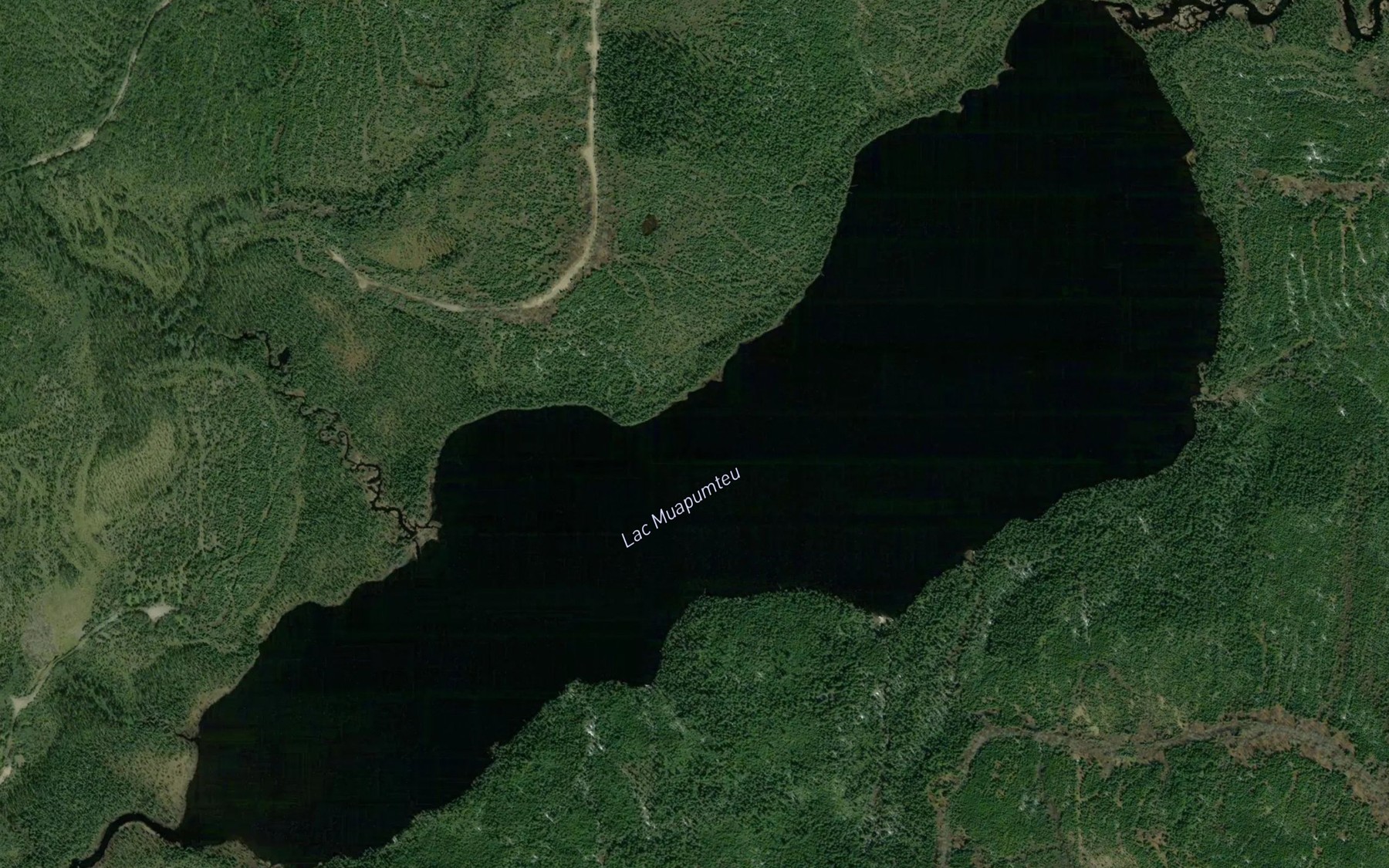 Satellite map of the Lac Muapumteu