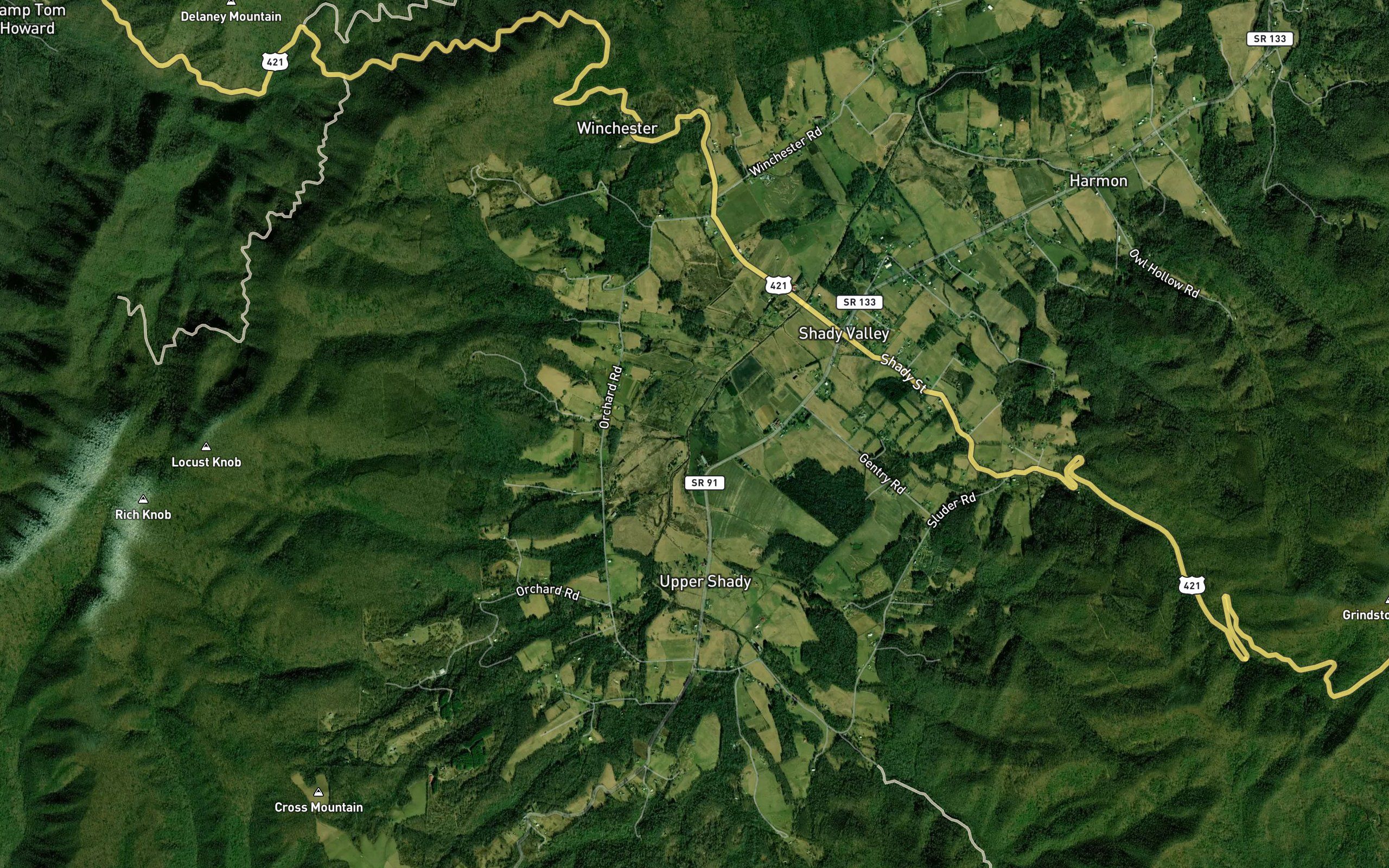 Locust Knob Branch