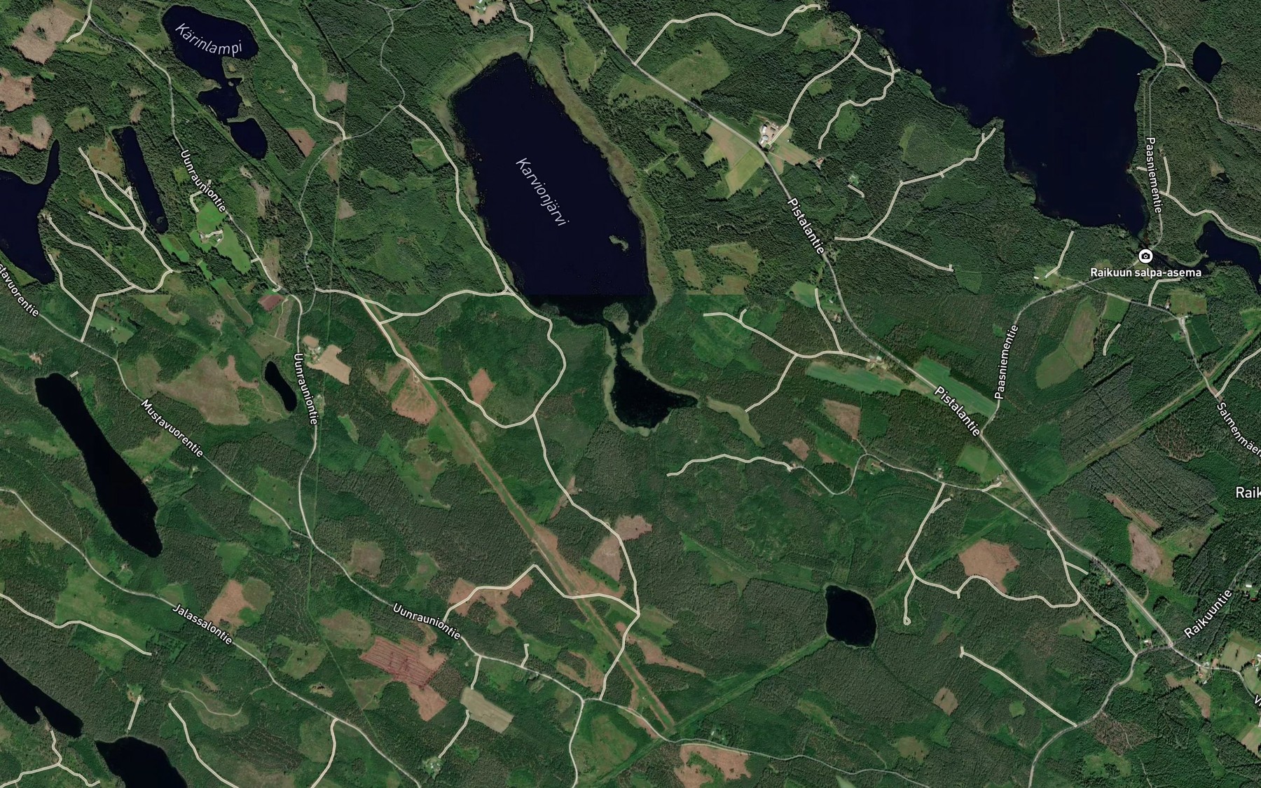 Satellite map of the Kortelahti