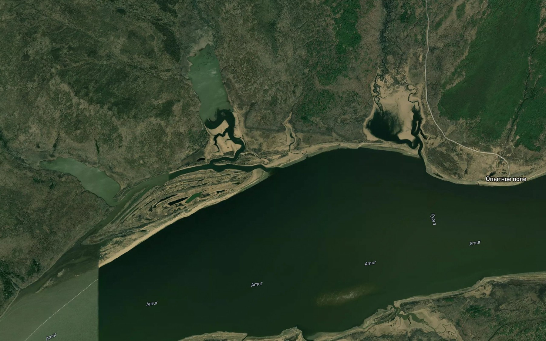Satellite map of the Verkhnyaya Gaytra