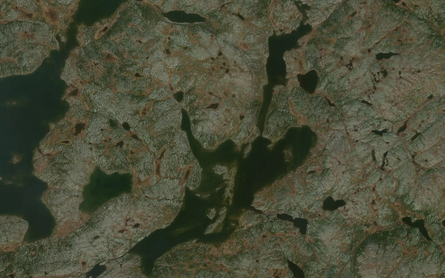 Satellite map of the Lac Baril