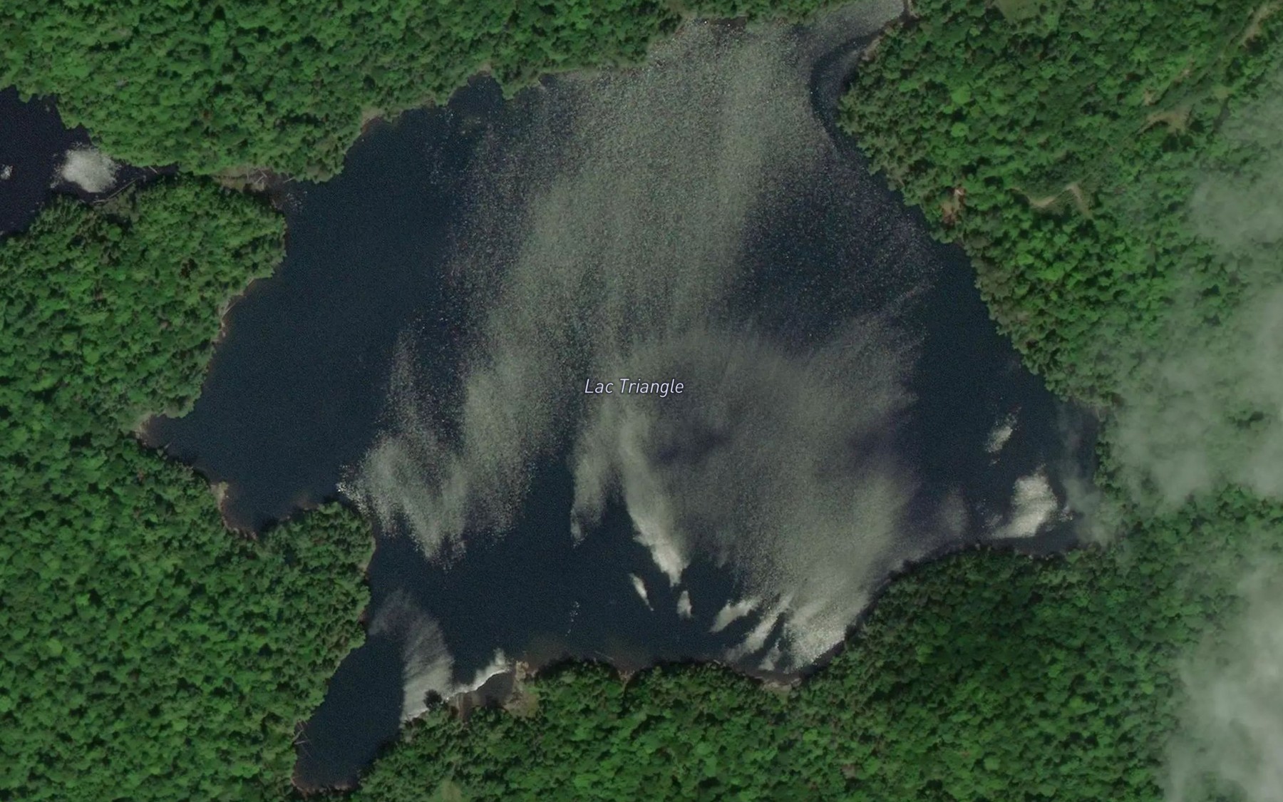 Satellite map of the Lac Triangle