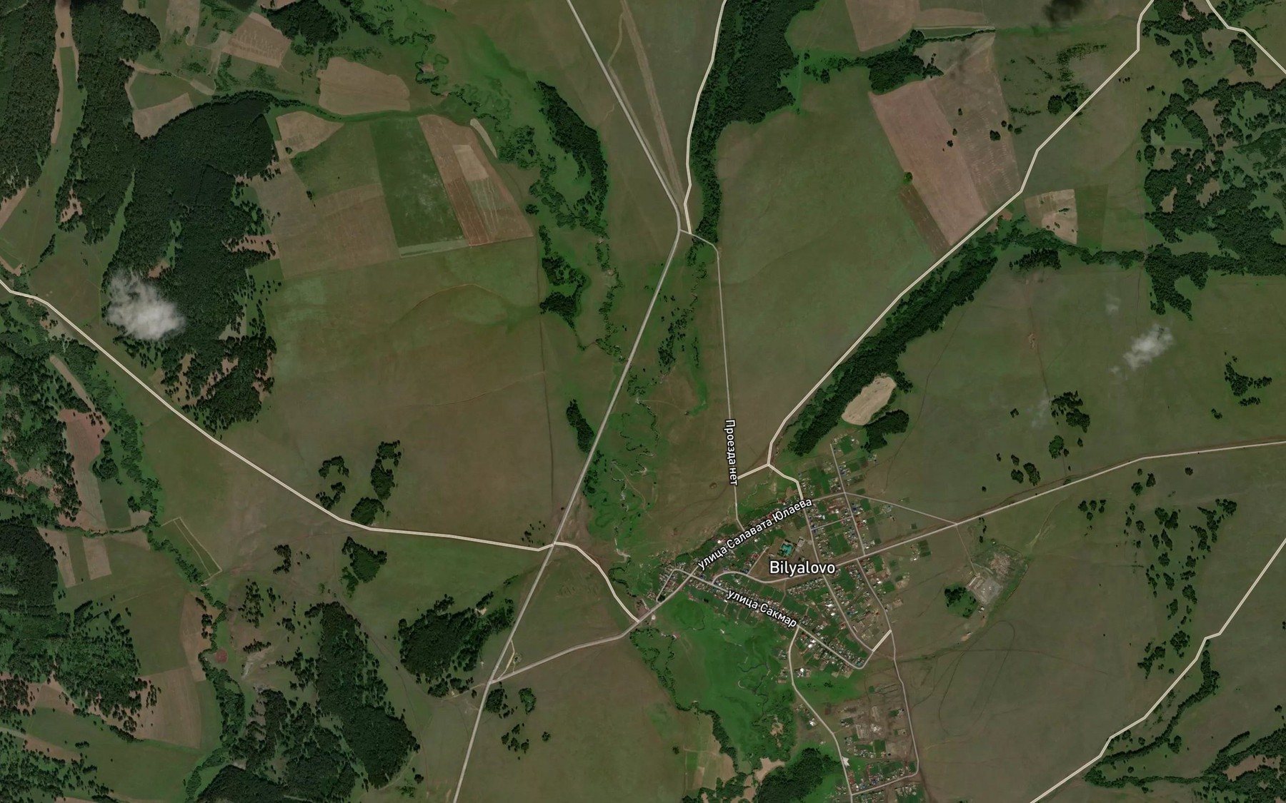 Satellite map of the Kizil