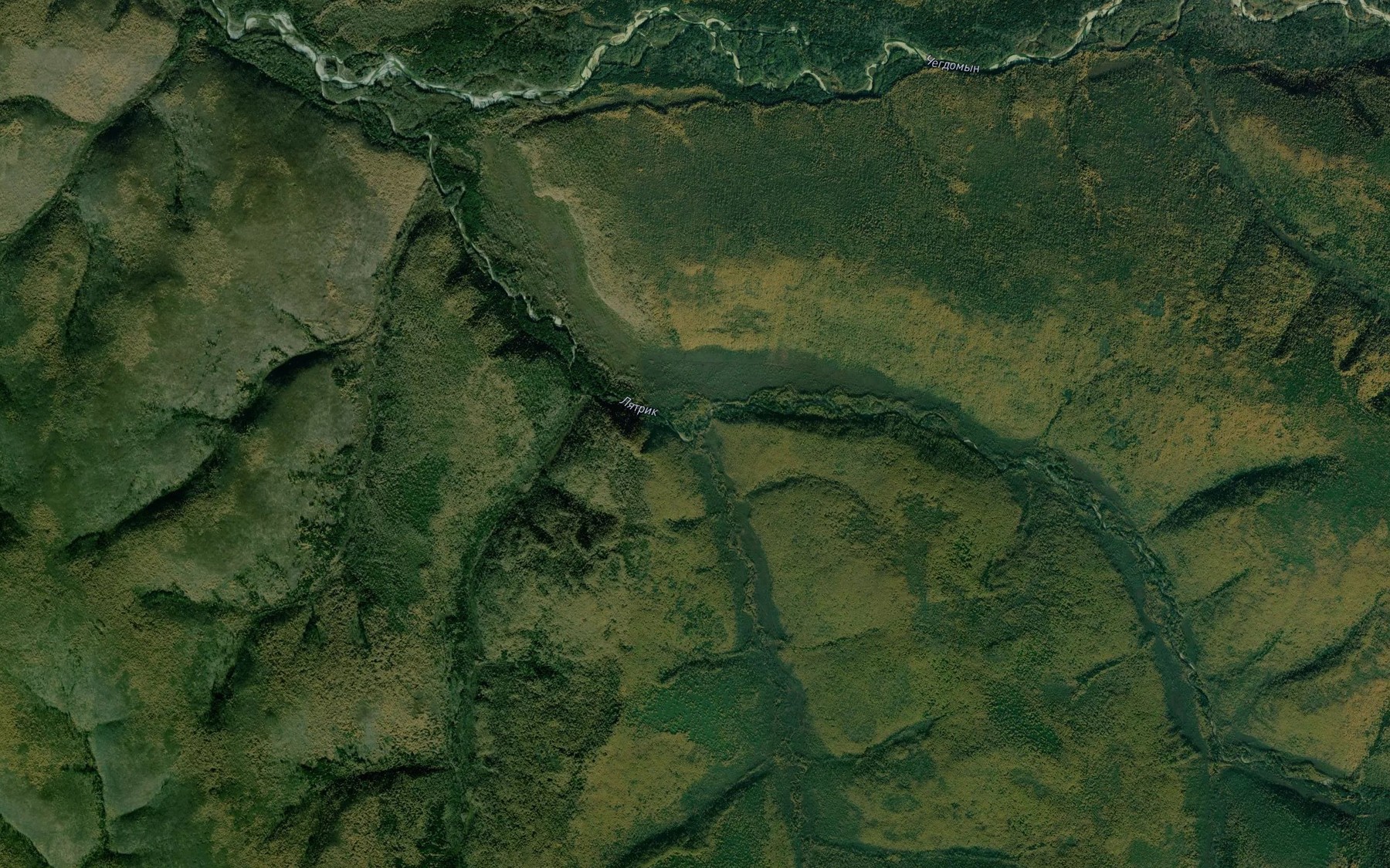 Satellite map of the Lyatrik