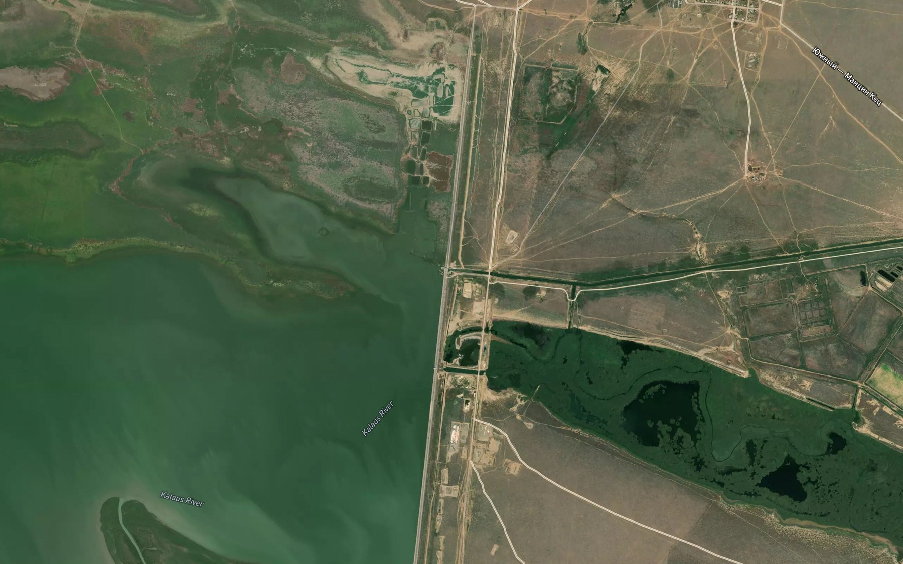 Satellite map of the Chernozemel'skiy Kanal