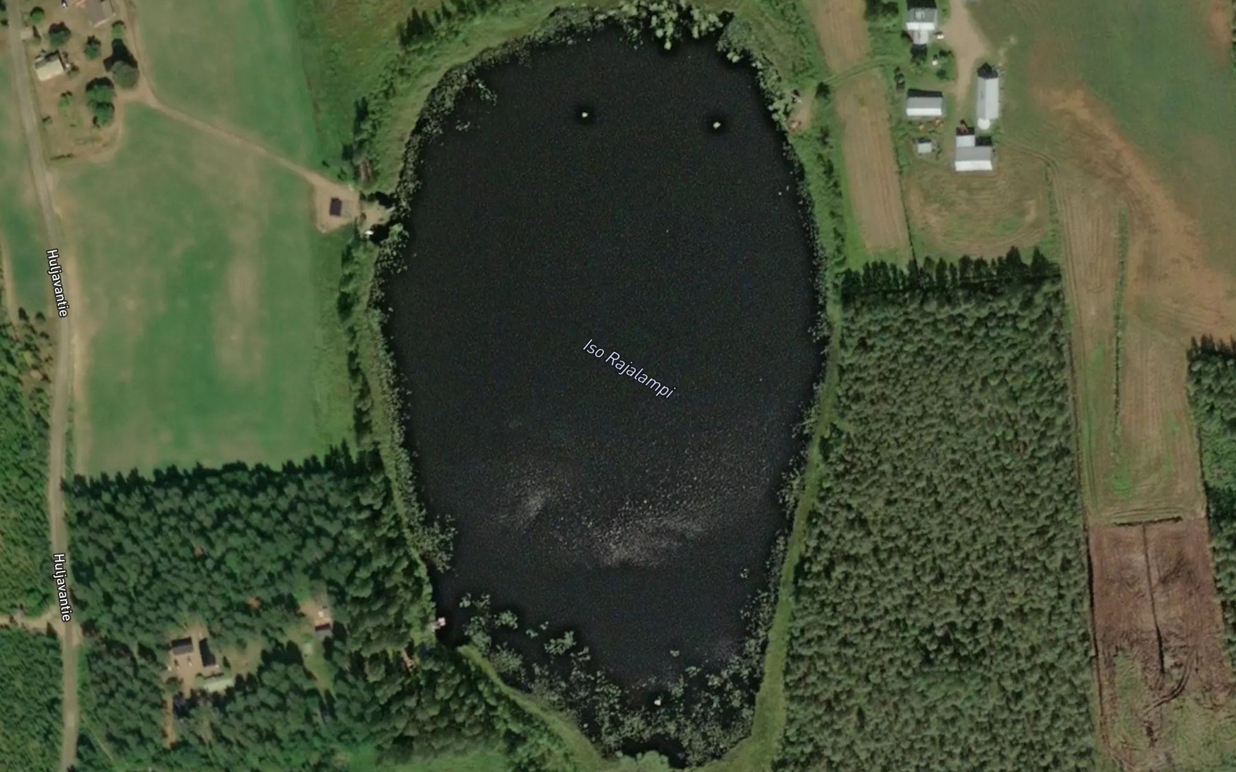 Satellite map of the Iso Rajalampi