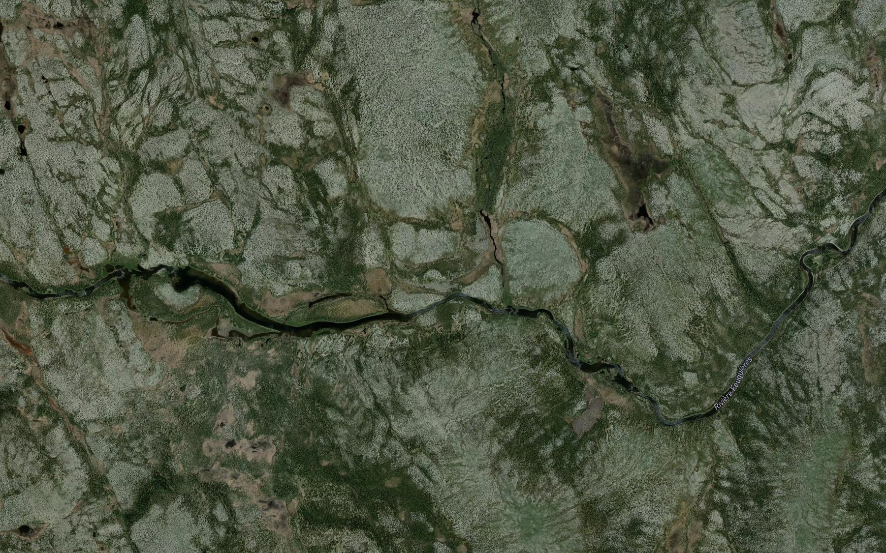 Satellite map of the Riviere Isaac