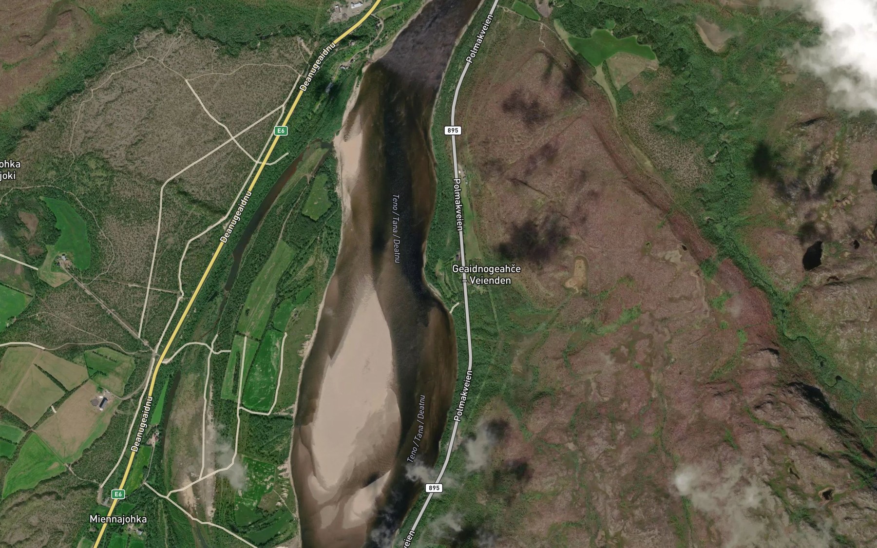 Satellite map of the Addjaaja