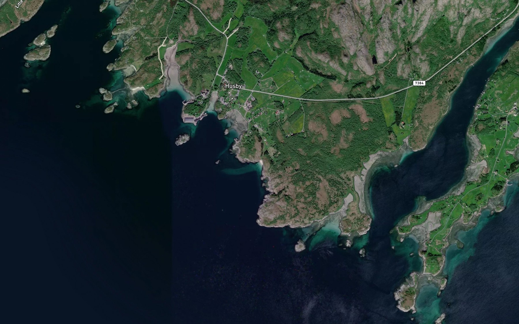 Satellite map of the Ablunvika