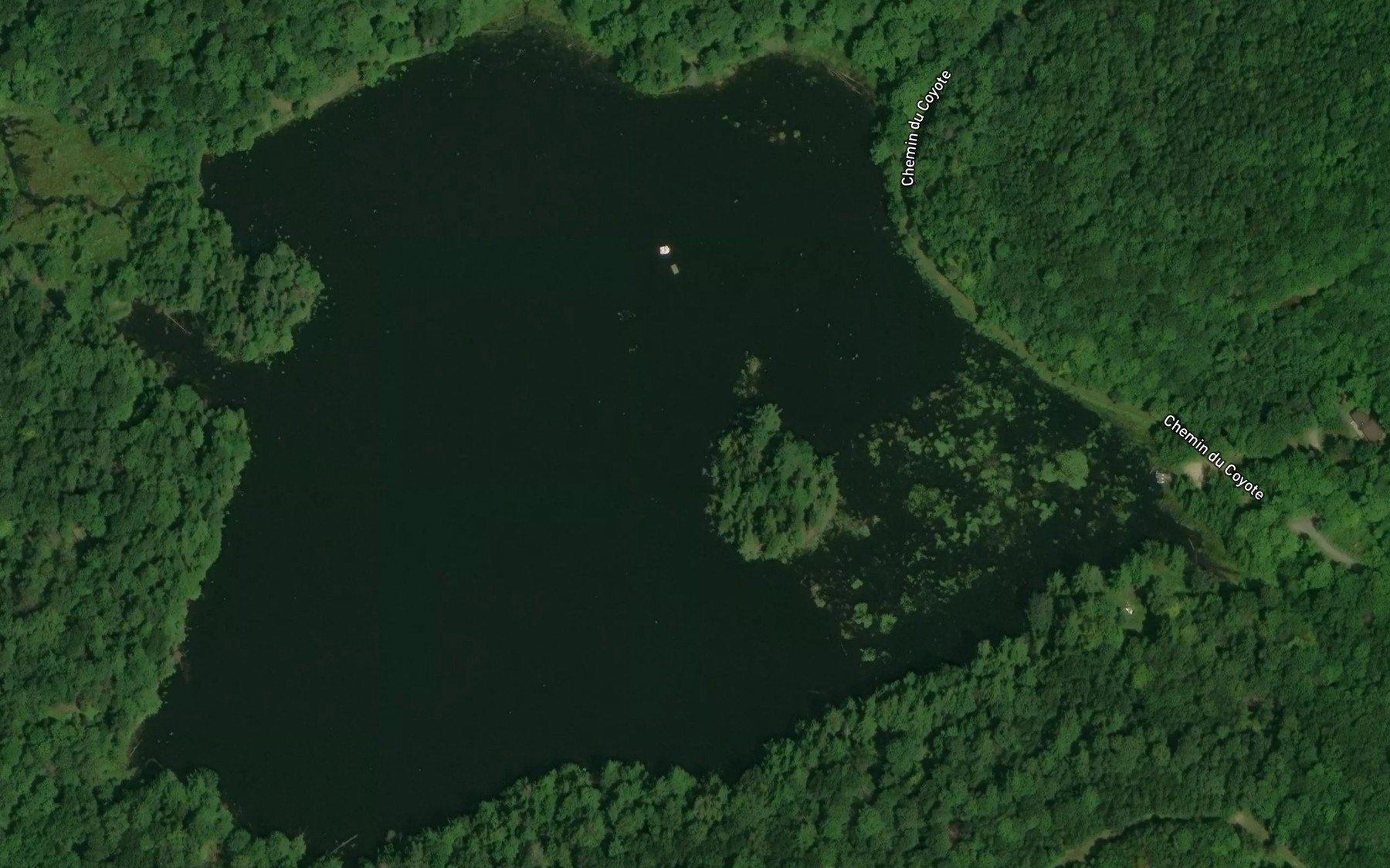 Satellite map of the Lac Valdemars