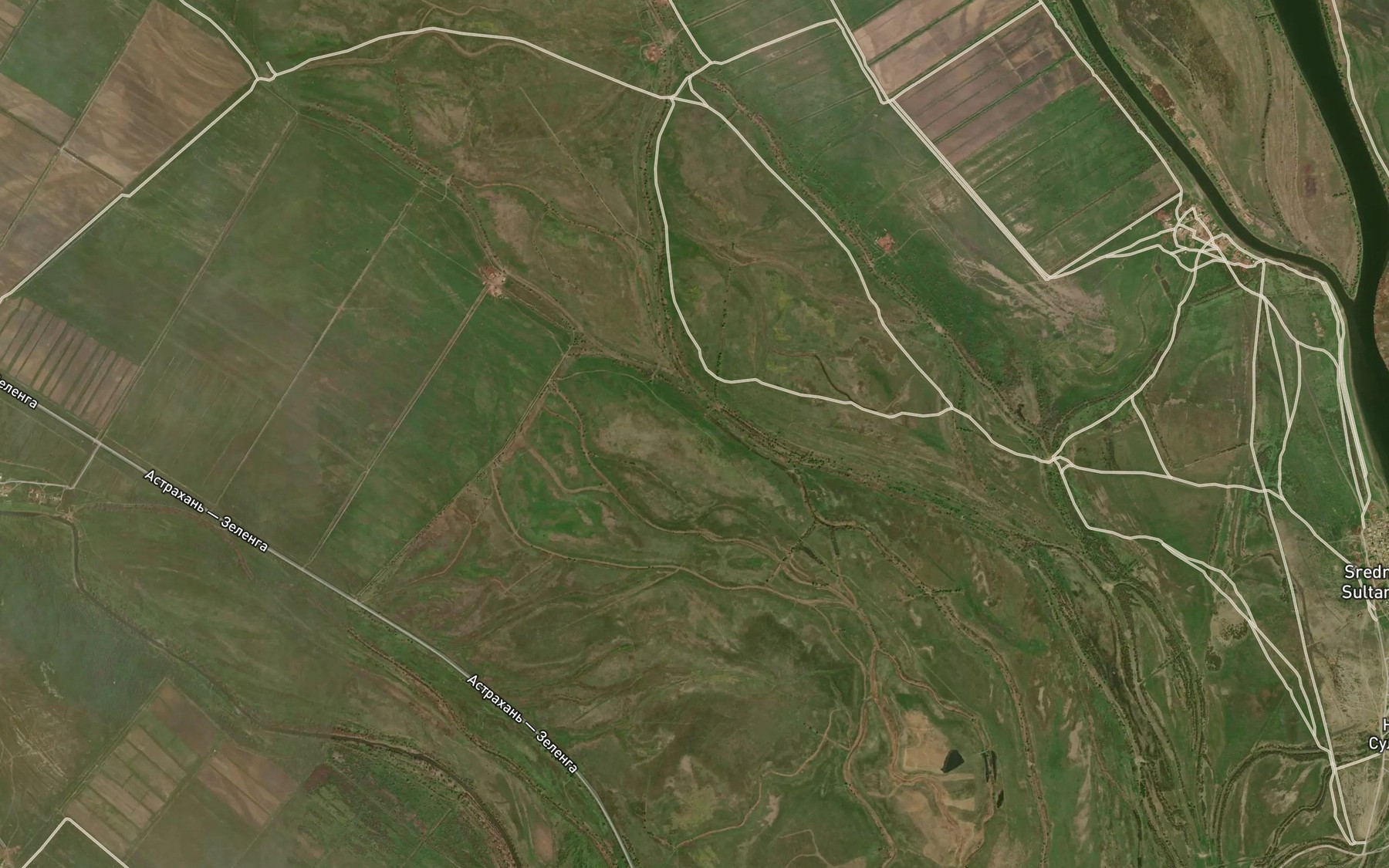Satellite map of the Yerik Kalmytskiy