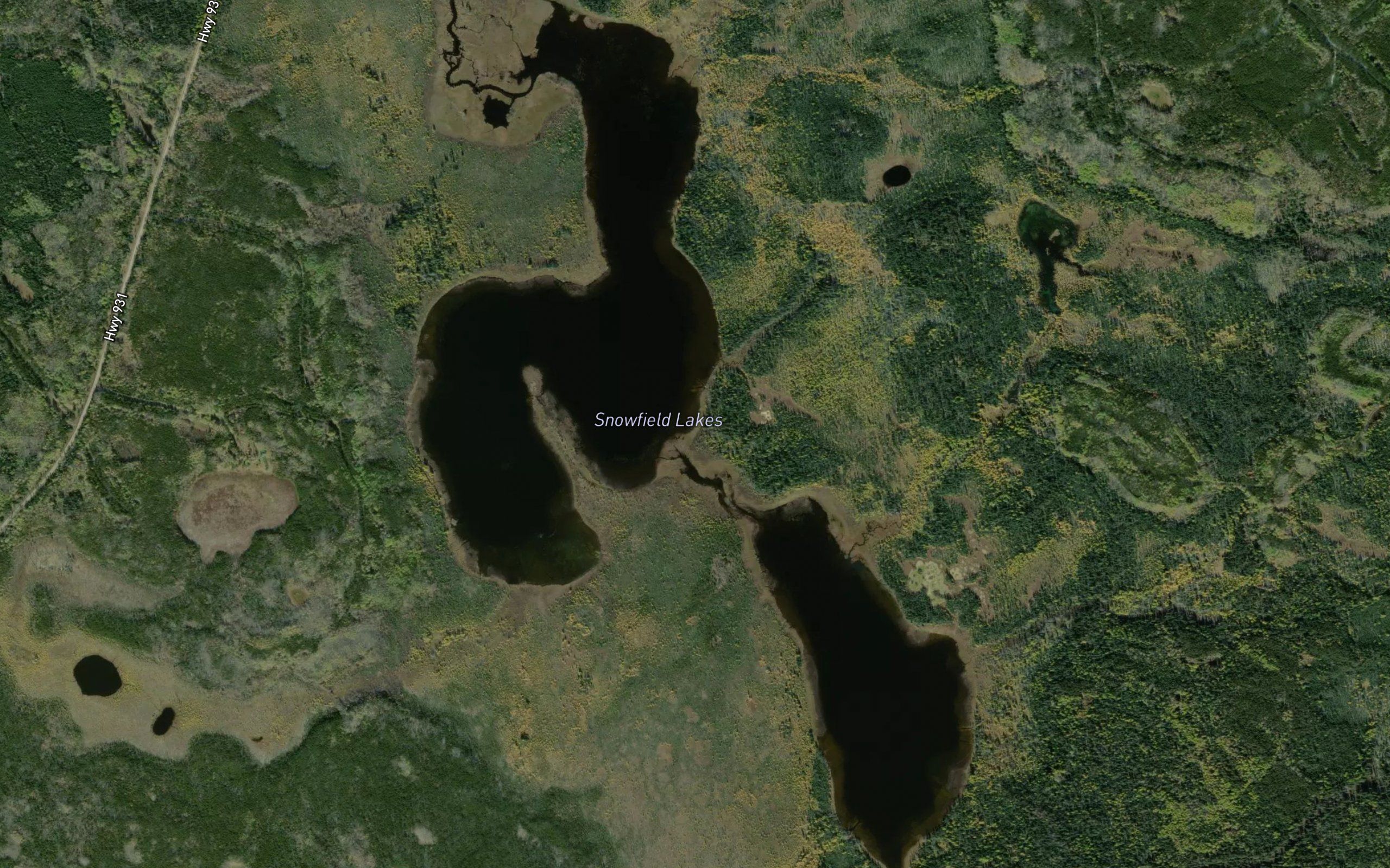 Snowfield Lakes