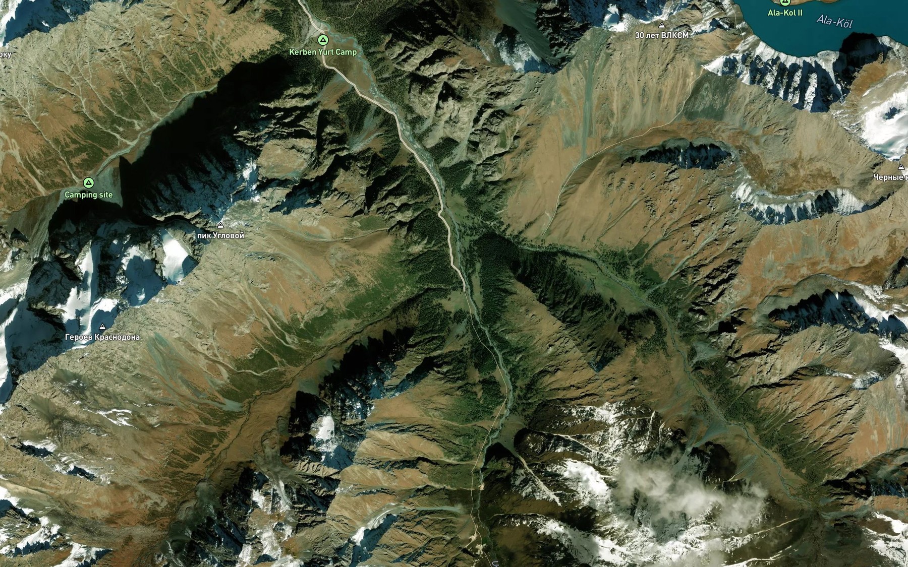 Satellite map of the Telety