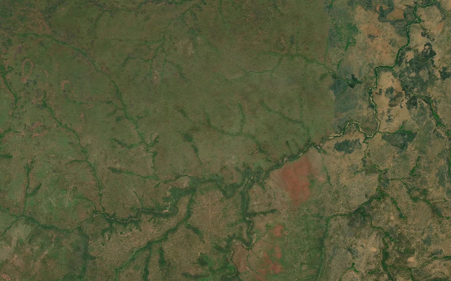 Satellite map of the Dzin Sark