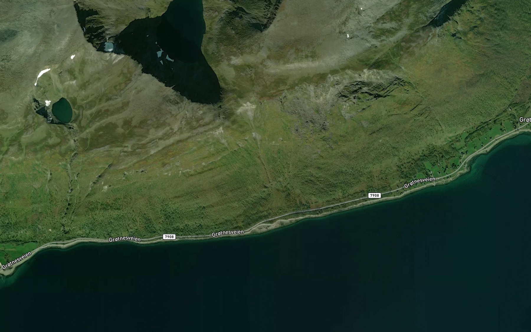 Satellite map of the Legdeelva