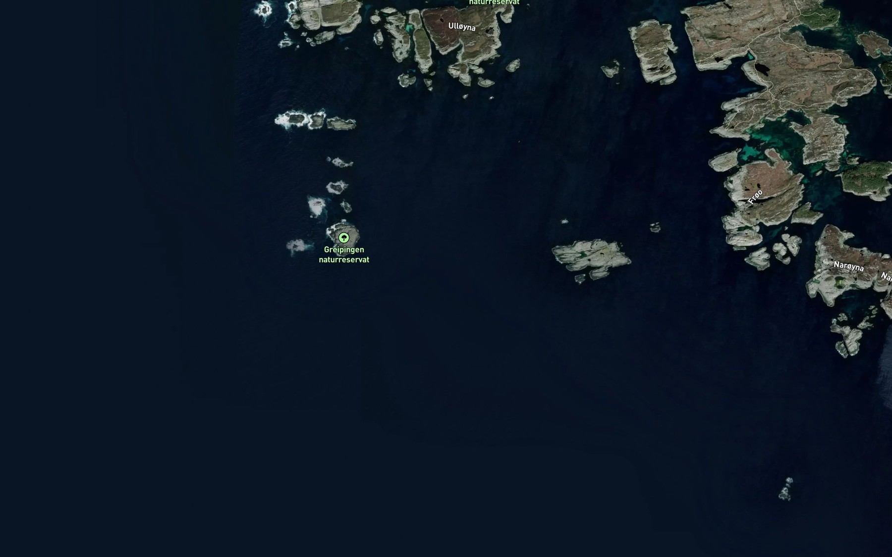 Satellite map of the Breidskjorta