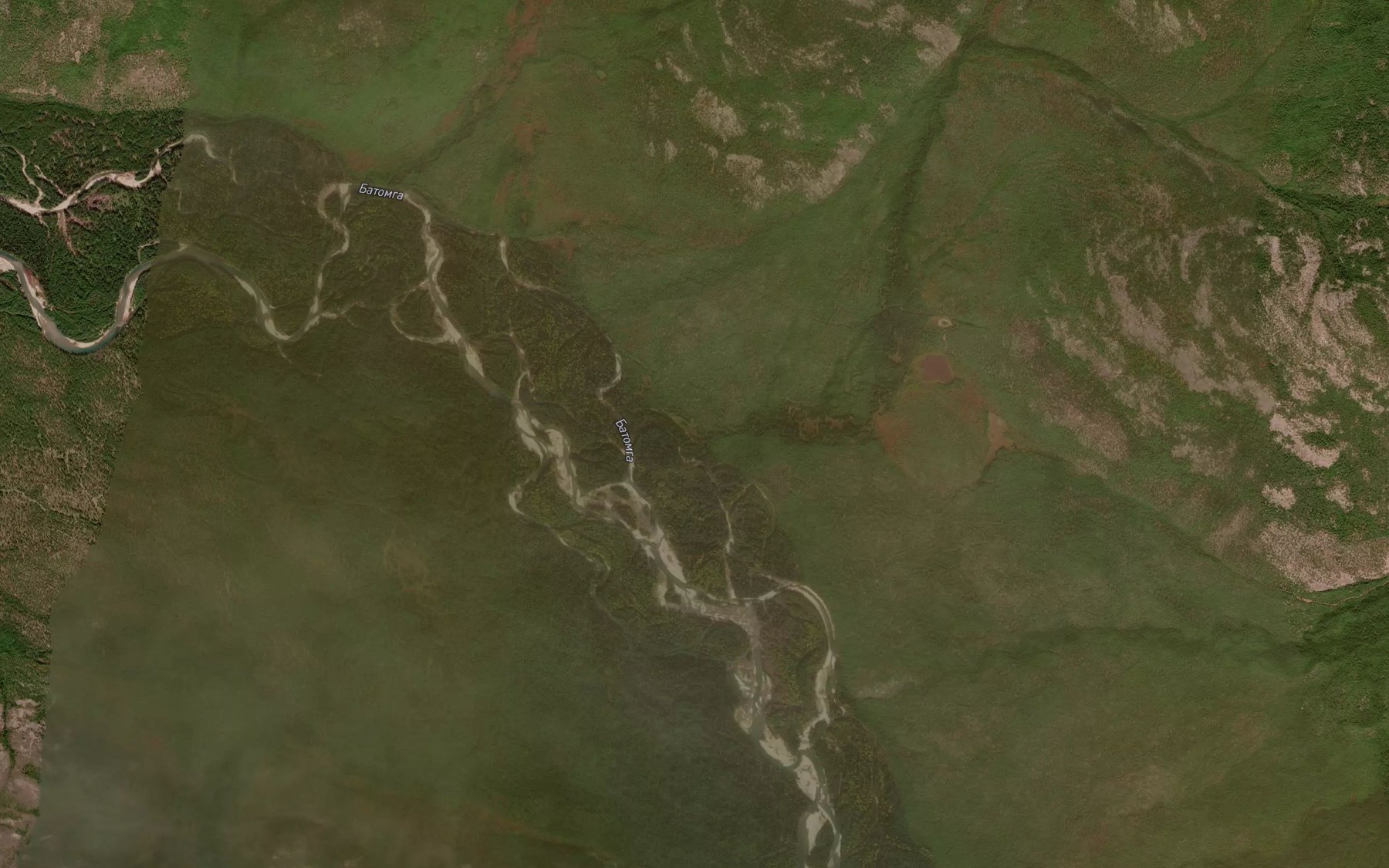 Satellite map of the Zarosshiy