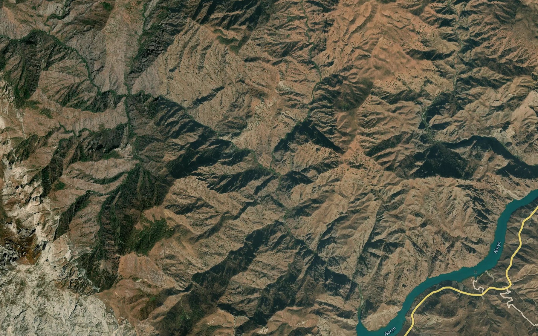 Satellite map of the Kulomasay