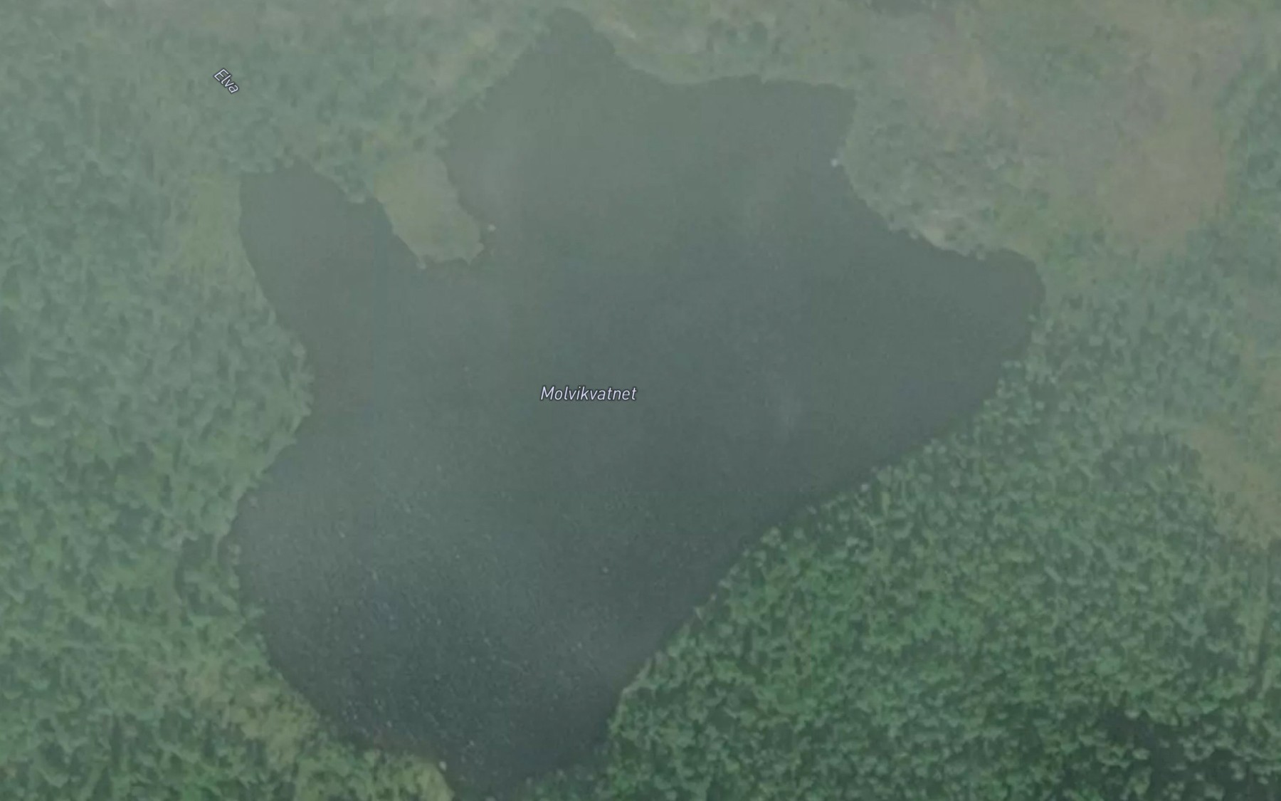 Satellite map of the Moldvikvatnet