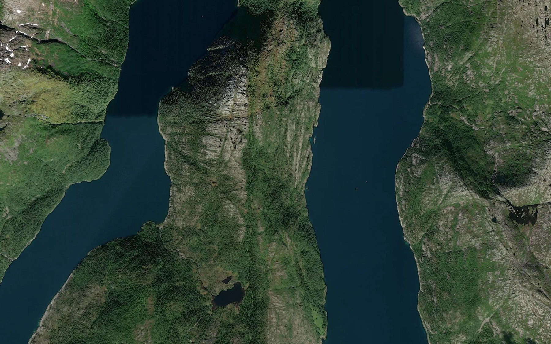 Satellite map of the Molnbekken