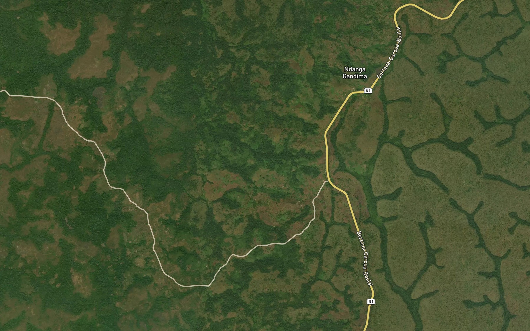 Satellite map of the Dogbo
